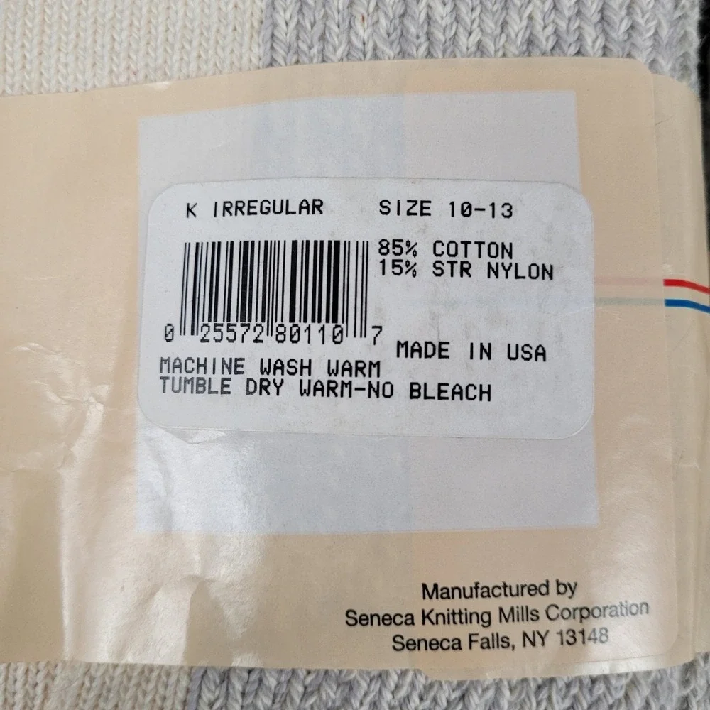 Vintage Seneca Men's Irregular Socks Size 10-13